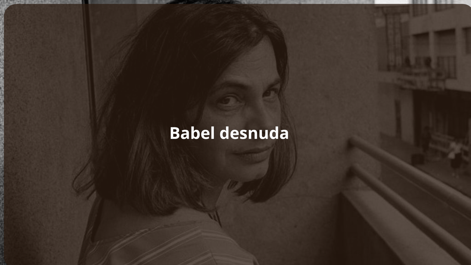 portada del poema babel desnuda de la escritora uruguaya cristina peri rossi