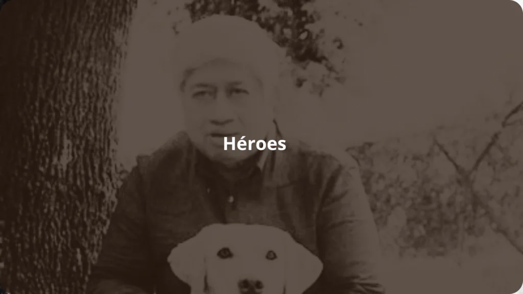 Portada del poema héroes de Gerardo de la Concha