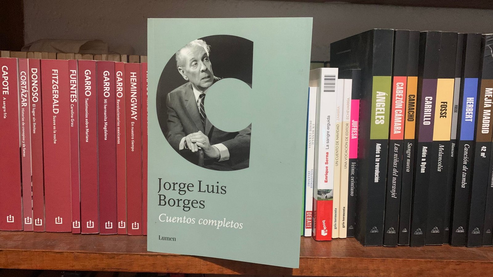 Portada del libro cuentos completos de jorge luis borges en editorial lumen. Publicada en el 2022