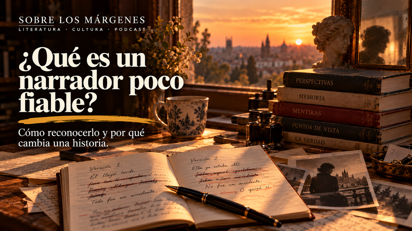 Representación de un narrador poco fiable y distintas versiones de una historia